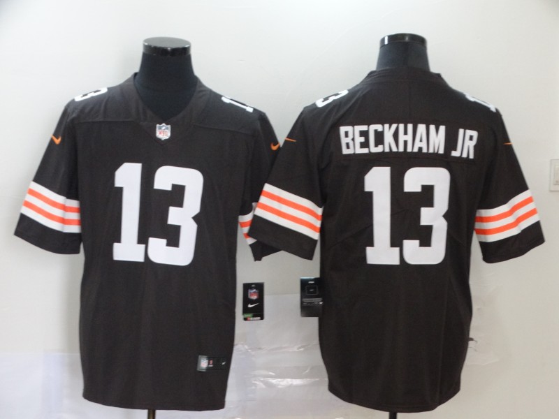 Cleveland Browns Odell Beckham Jr Men brown Limited Jersey 13 NFL Football Road Vapor Untouchable
